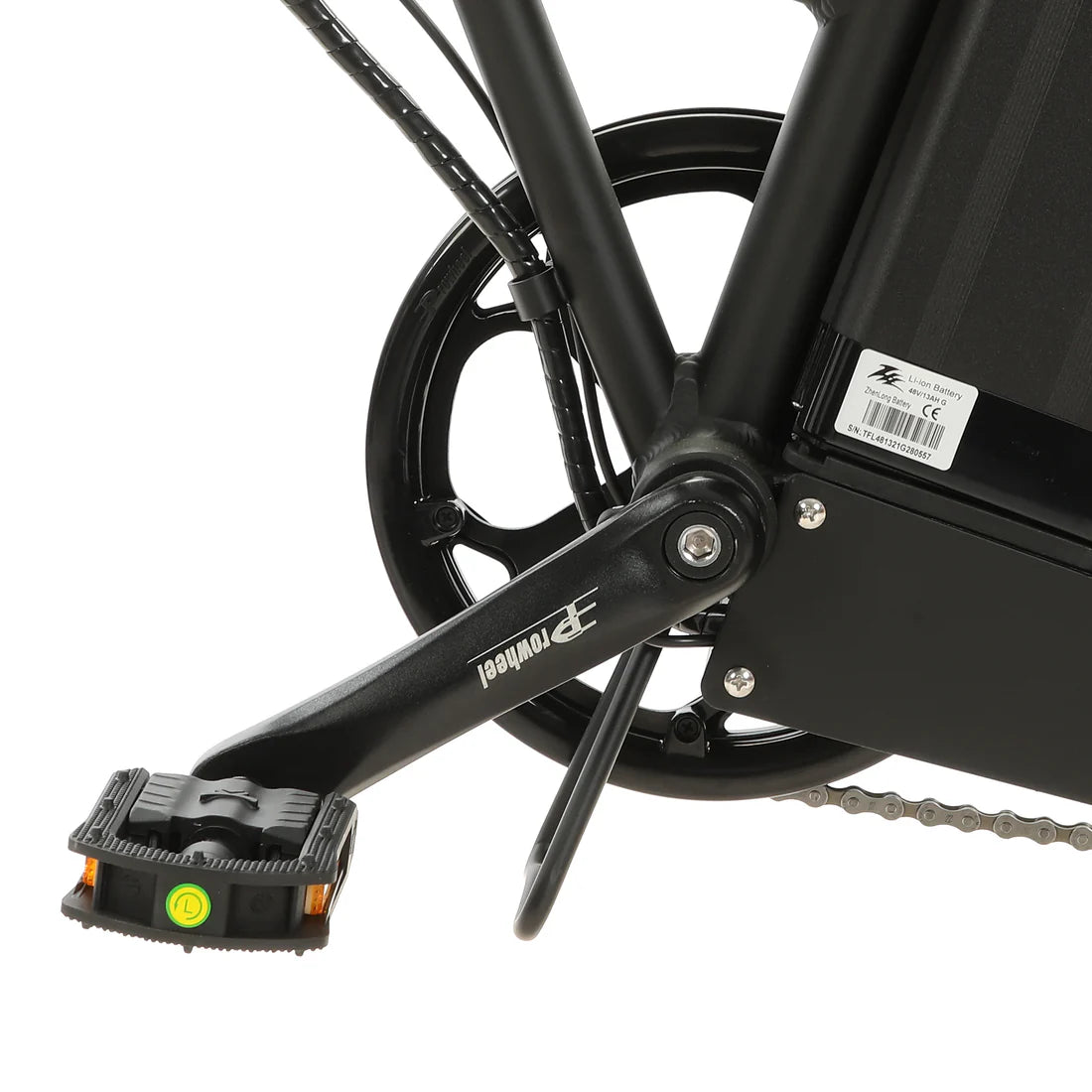 Ecotric 48V portable and folding fat ebike with LCD display