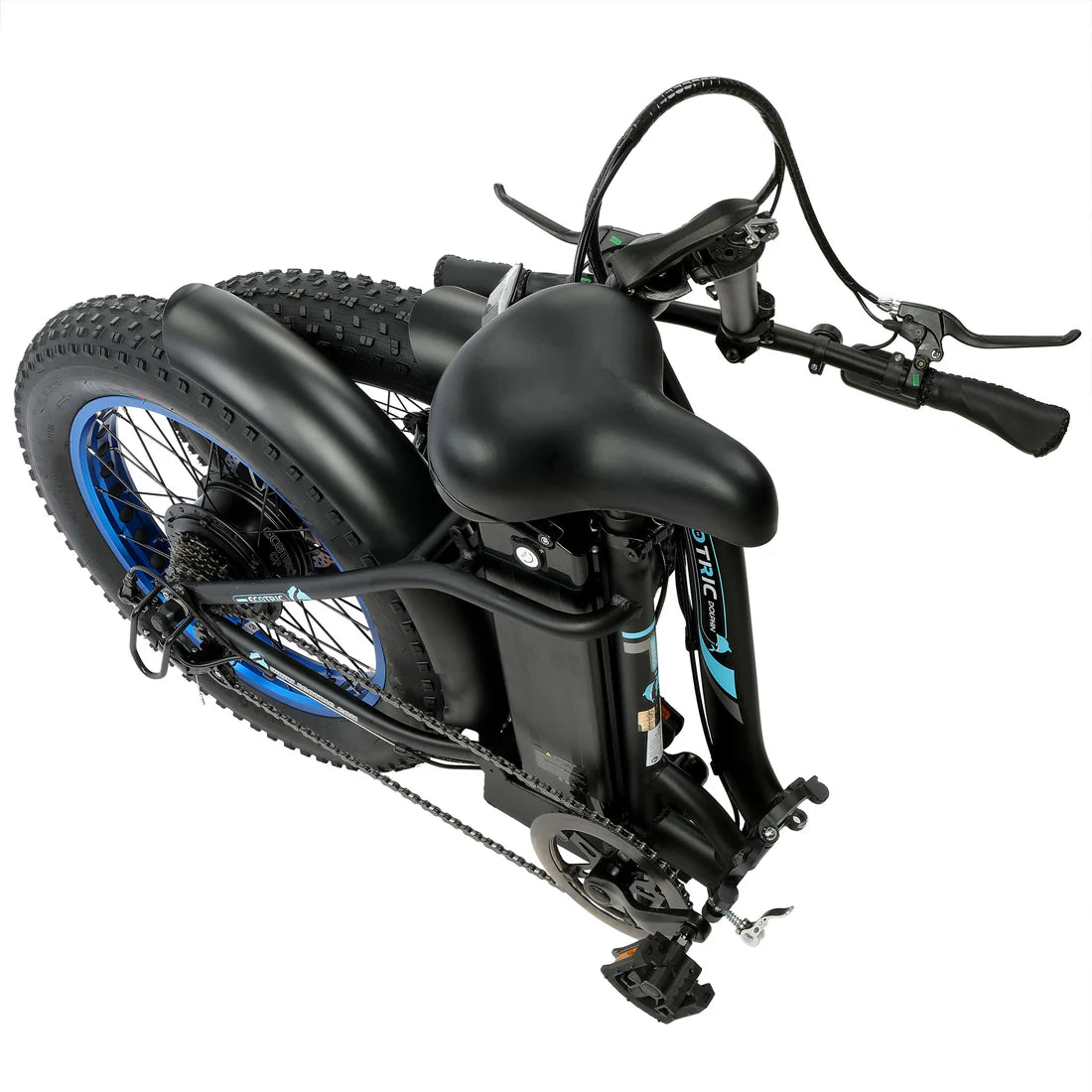 Ecotric Portable and folding fat bike model Dolphin