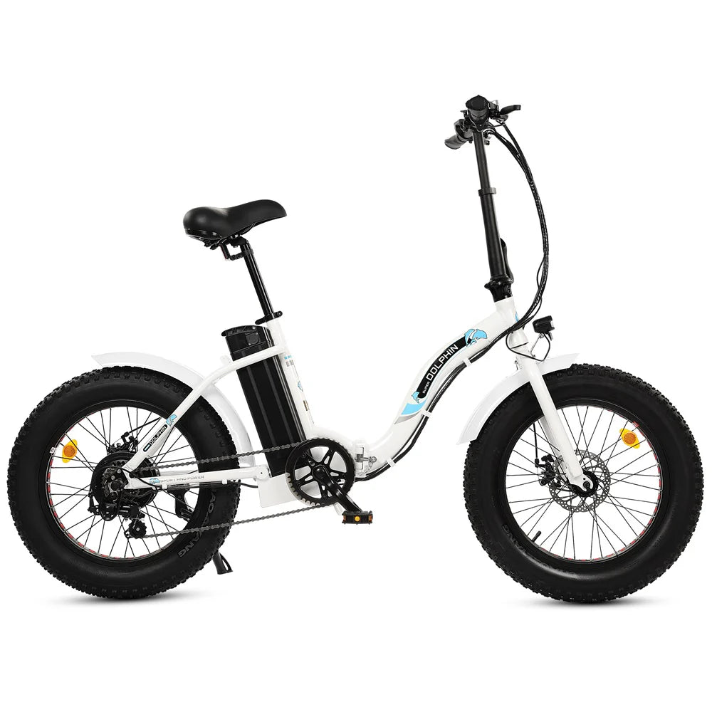 Ecotric Portable and folding fat bike model Dolphin