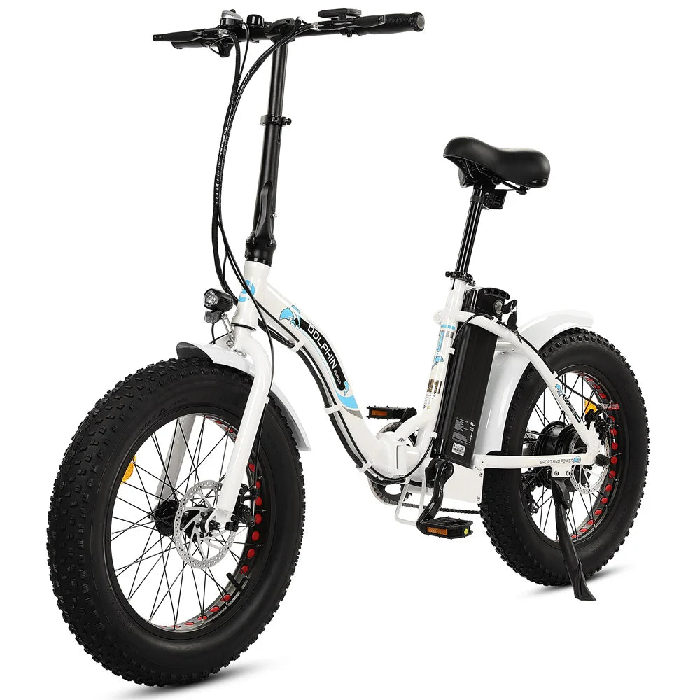 Ecotric Portable and folding fat bike model Dolphin