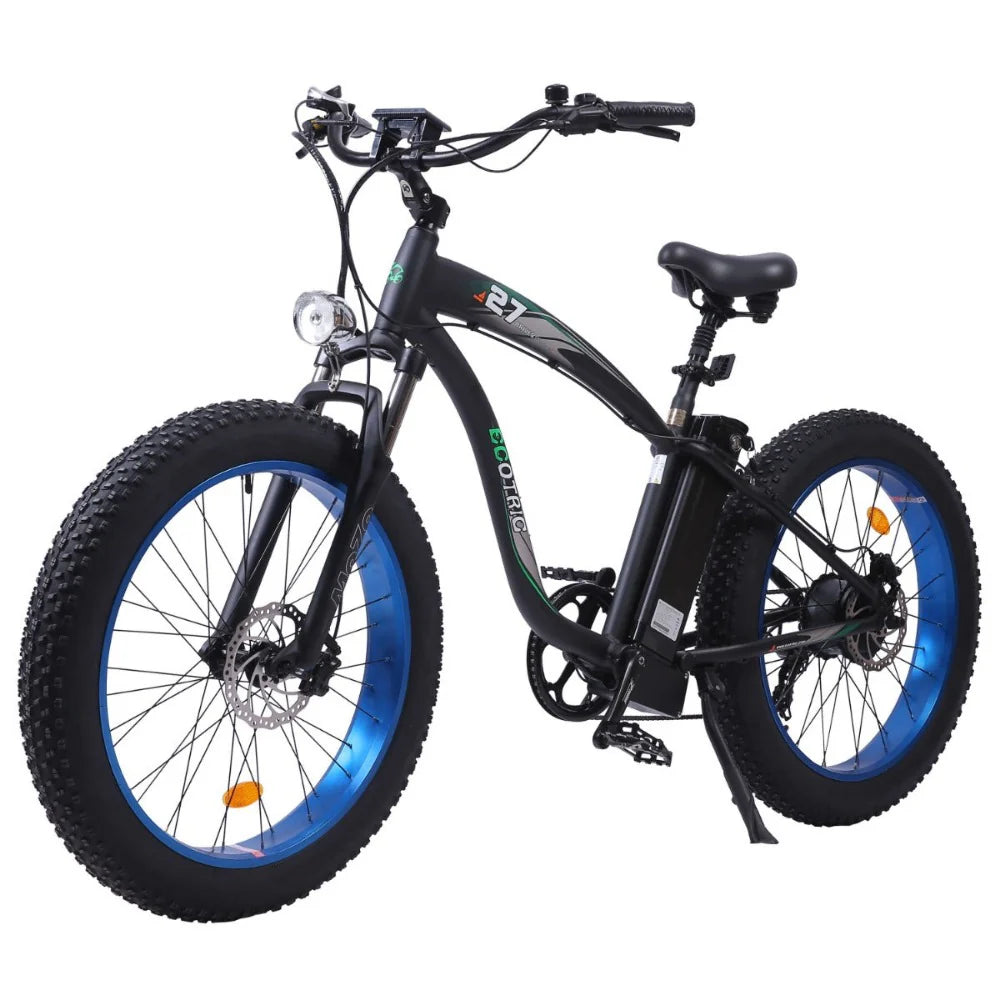 Ecotric Hammer Electric Fat Tire Beach Snow Bike