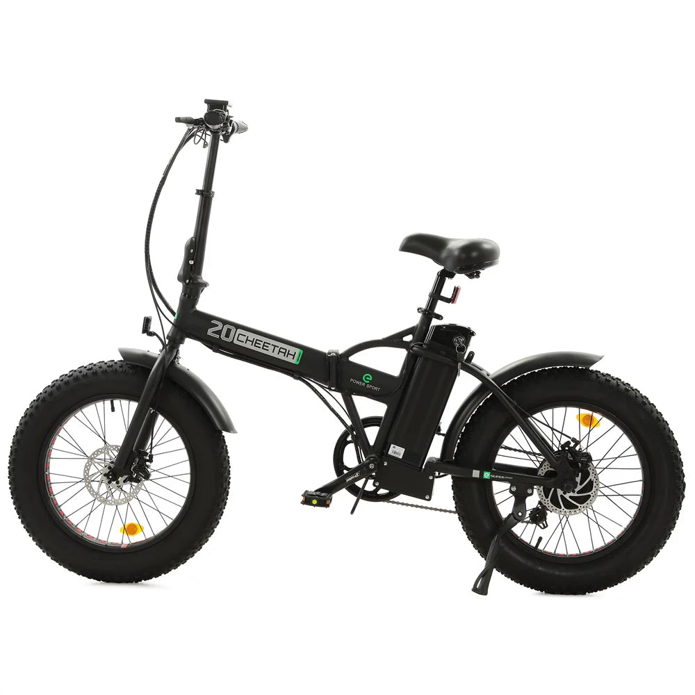 Ecotric 48V portable and folding fat ebike with LCD display