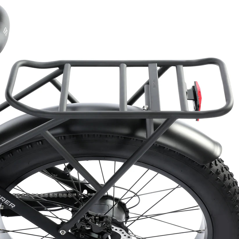 Ecotric Explorer 26 inches 48V Fat Tire e-bike with Rear Rack