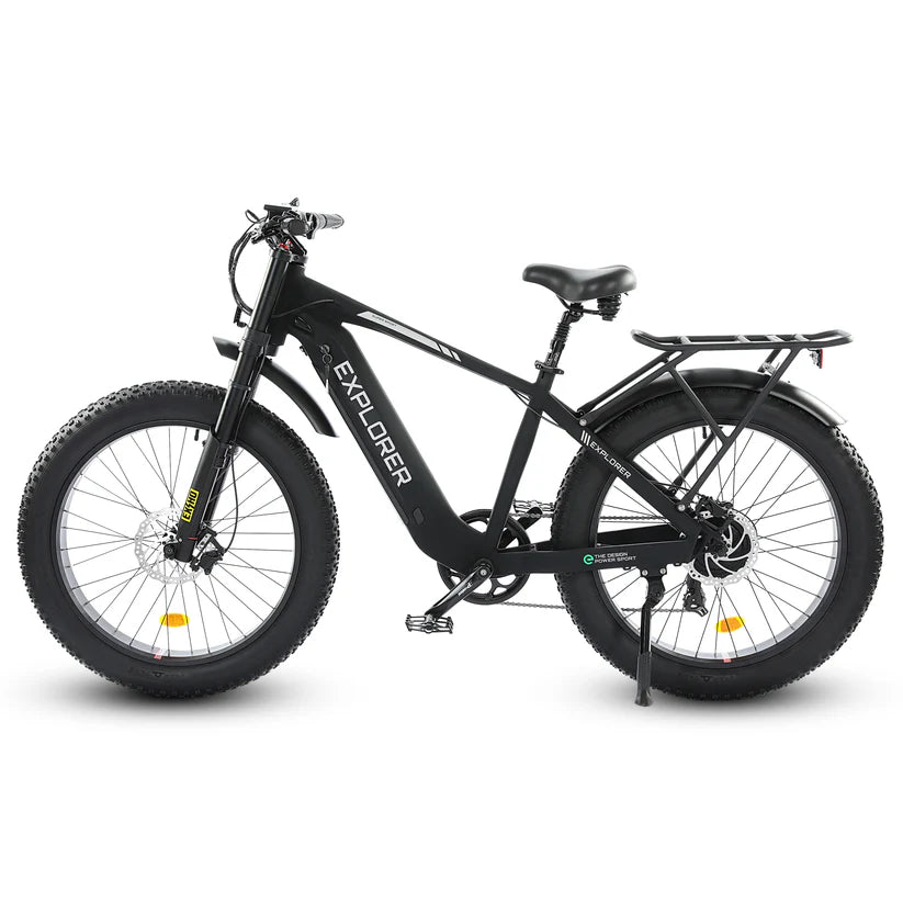 Ecotric Explorer 26 inches 48V Fat Tire e-bike with Rear Rack