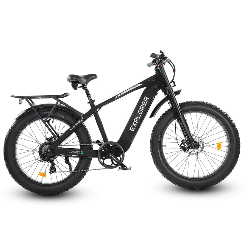 Ecotric Explorer 26 inches 48V Fat Tire e-bike with Rear Rack