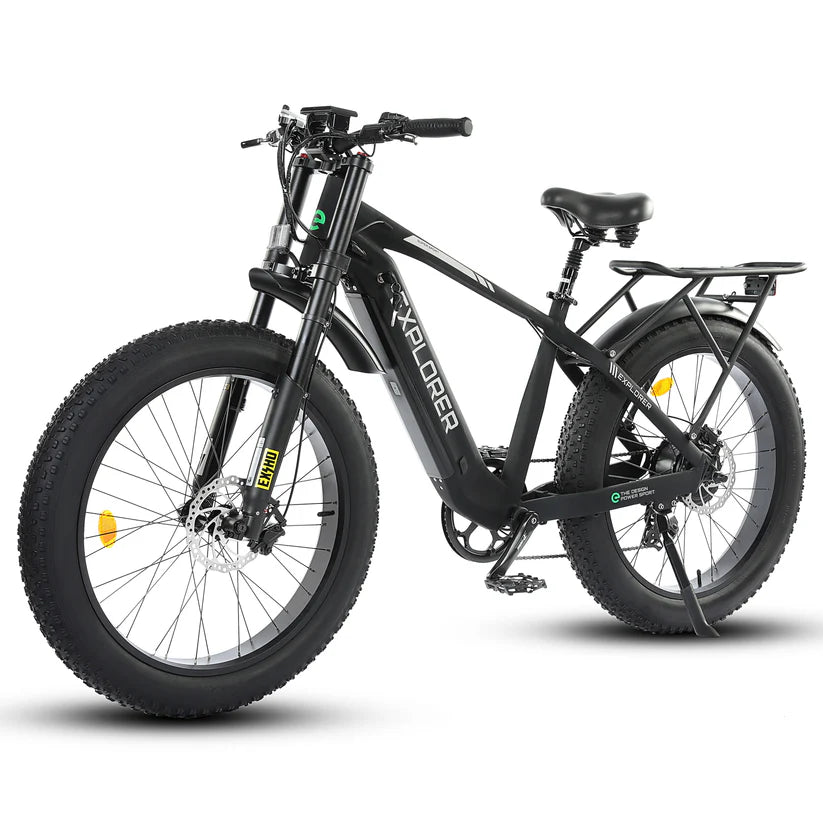 Ecotric Explorer 26 inches 48V Fat Tire e-bike with Rear Rack
